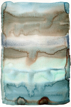 blue and brow abstract art