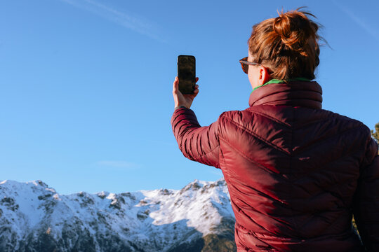 Shooting photos With Mountains on a Clear Day