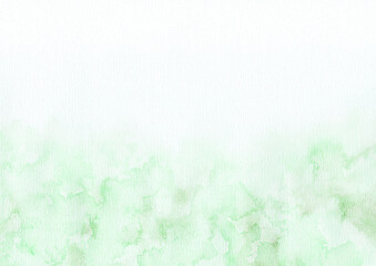 Fototapeta premium Lime green and watercolor marble background with bottom gradient, soft abstract wash texture with copy space-300dpi-