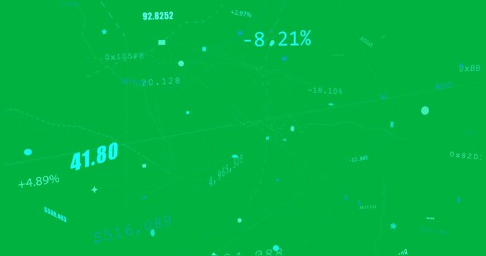 Camera pan starting 3D grid rotating centering numeric 4965309 showing core metrics transparent bg