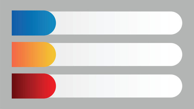 vector design of a lowerthird in minimalist style with gradient color
