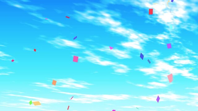空, 膨らんだ, ふきだし, 誕生日, 雲, お祝い, パーティー, 休日, フライング, 