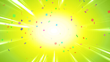 集中線, 効果線, 漫画, 紙吹雪, 入学, 新年, 正月, クリスマス, ハロウィン, 