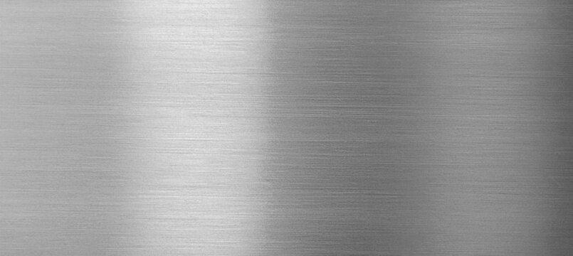 brushed aluminium magnesium alloy grain texture polished silver gray steel hairline finish metal sheet background