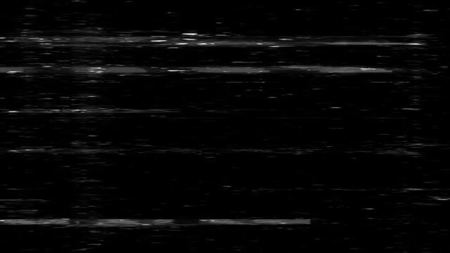 Effects such as noise and glitches. Image of a broken LCD screen.