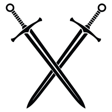 two crossed swords