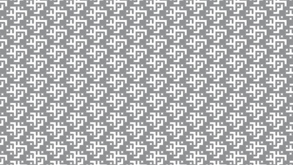 monochrome geometric tile seamless pattern background vector design