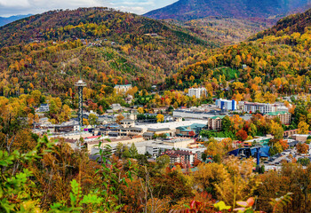 Gatlinburg, Tennessee, Smoky Mountain Fall Colors