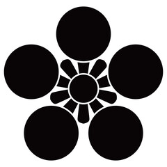 家紋です。大聖寺前田家梅鉢といいます。