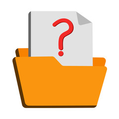 File Not Found Folder Error Illustration