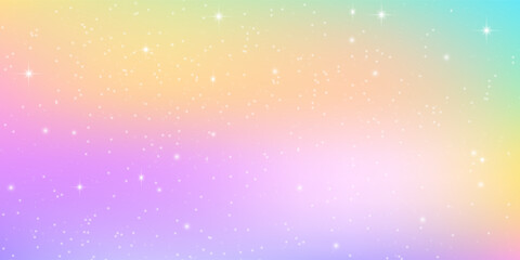 Fototapeta premium Gradient rainbow glitter background vector design in eps 10