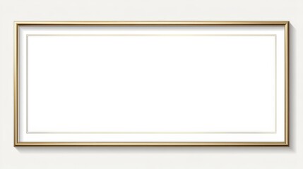 Elegant Blank Frame for Artwork or Photography Display on Wall
