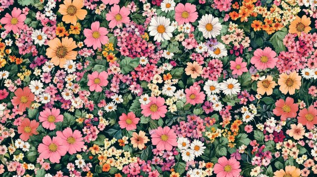 1.Seamless floral pattern, liberty ditsy print