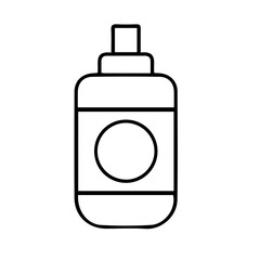 Spray bottle outline
