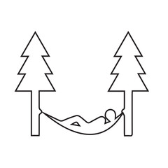 Forest Hammock Relaxation