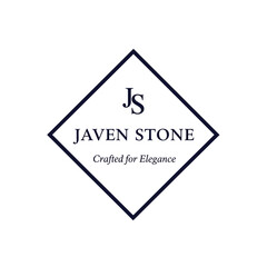 Obraz premium Javen Stone Logo Diamond Shape Elegant Design.