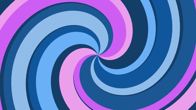 Abstract swirl background animation colorful spiraling motion design