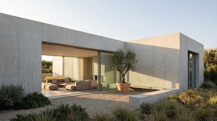 Fototapeta premium Modern Architecture Background with Urban Building and Structural Design Concept