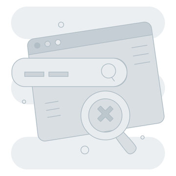 No Result Found Empty States Illustration