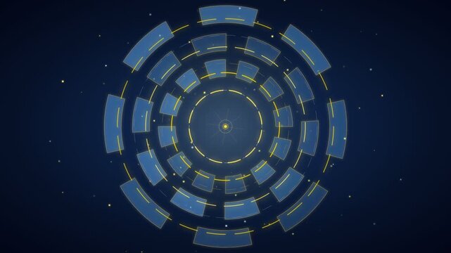 Luxury Mandala Abstract Geometric Background Islamic Pattern Ornamental Seamless Loop