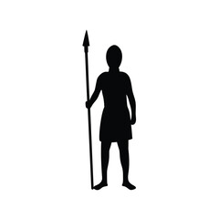 People Silhouette Icon Set, Human Activities Lifestyle Action Poses Editable Vector Collection