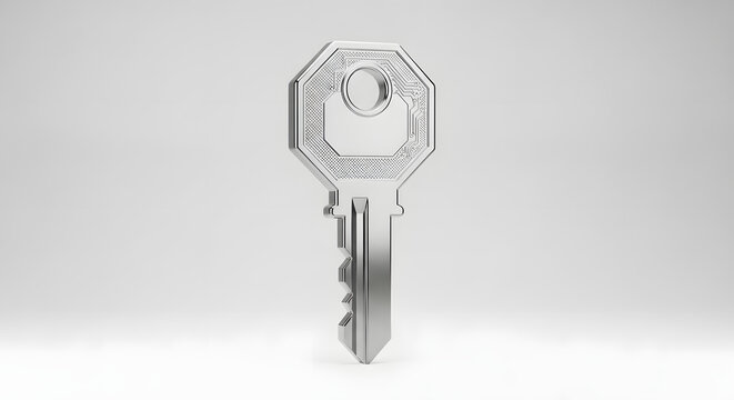 3D Cyber Security and Data Protection Icon Set on Minimal Background