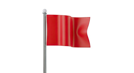 Red Flag on Pole