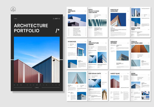 Architecture Portfolio Brochure Template