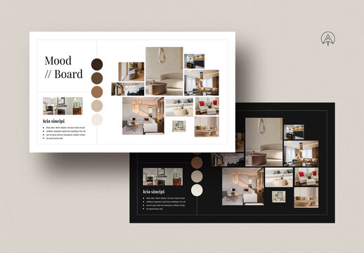 Interior Mood Board Design Template