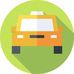 Taxi Cab Transportation Vehicle Icon