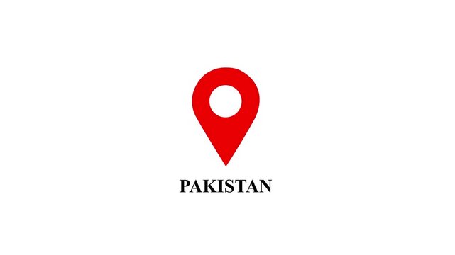 Location of the city of Pakistan  ,the name of the place with the location has been displayed. GPS location tracking icon. Location pin icon search location idea for travel and gaps navigation.