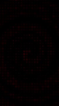 Abstract digital data dots red loop technology pattern futuristic matrix suitable for tech presentations, digital art projects, cybersecurity themes, or a futuristic background.