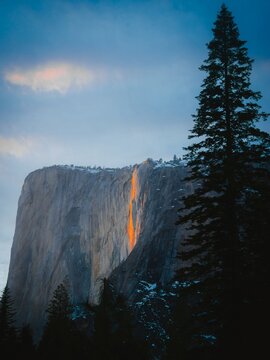 Yosemite firefall