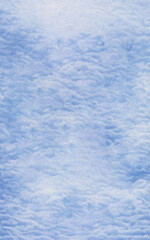 Obraz premium High-resolution artistic background featuring a soft blue sky texture with fluffy white clouds