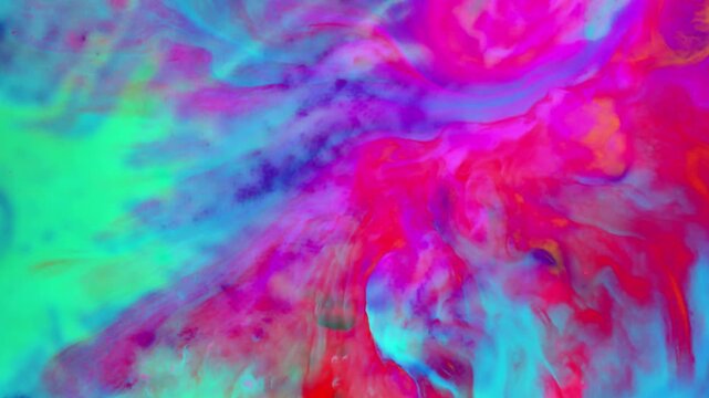 Abstract Ink Paint Diffusion Shapes Of Spread 08