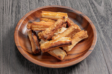 和菓子の手作り揚げ餅