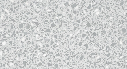 Obraz premium Seamless Gray Terrazzo Texture Pattern Background