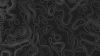 Abstract topographic contours map background, Vector geographic contour map Topographic patterns Vintage outdoors style. World map Template.  © Creative