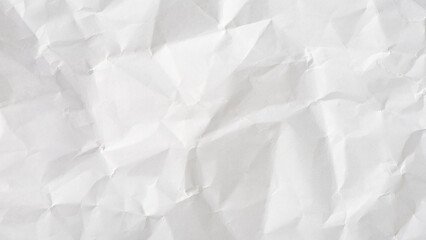 Obraz premium white crumpled paper texture background 