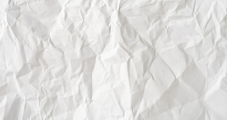 Obraz premium white crumpled paper texture background 