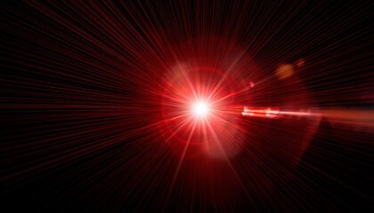 Obraz premium Transparent Glowing Sunlight Effects Special Lens Flare Light Leak Overlay Bright Flash Shiny Stars Red Color Highlights And Sunlight Isolated On Transparent Background