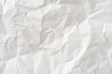 Obraz premium white crumpled paper texture background 