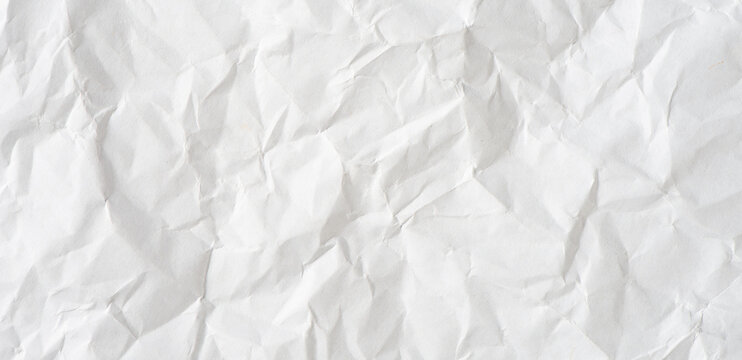 white crumpled paper texture background	