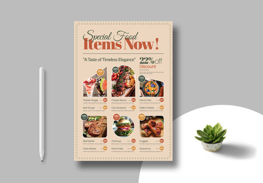Food menu Template Layout