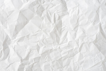 Fototapeta premium white crumpled paper texture background 