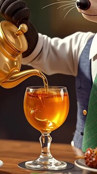 Ai generative, glass of whiskey