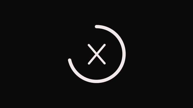 Cross icon, Hand drawn wrong mark, White grunge X icon, true or false, yes or no