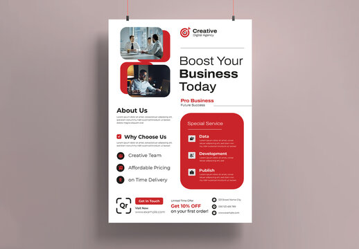 Modern Digital Marketing Agency Flyer Template