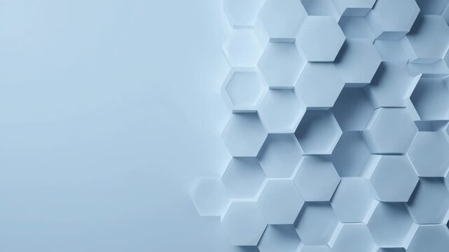 Hexagon hex hexagonal abstract background light geometric corporate technology wallpaper copy space honeycomb mosaic animation motion effect overlay digital glowing celebration video design hex