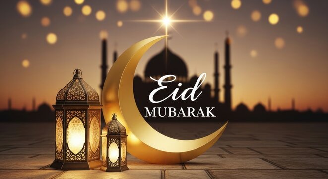 Eid mubarak wishes islamic celebration of eid al fitr and eid al adha